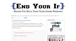 Desktop Screenshot of endyourif.com