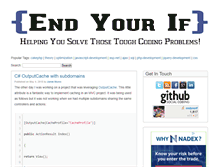 Tablet Screenshot of endyourif.com